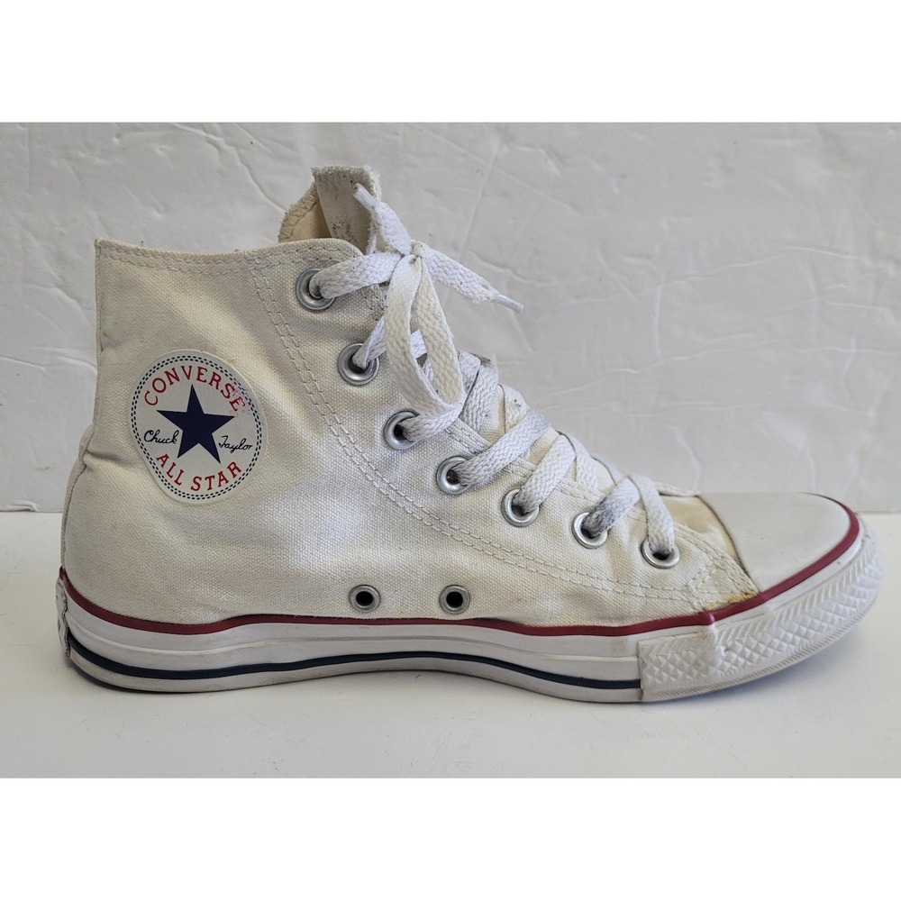 Converse Chuck Taylor‎ All Star Canvas High Top White Men's 6 Women's 8 (Read)